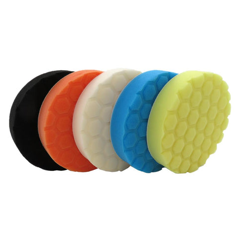 6 Inch 5pcs/Set Sponge Polishing Pad Waxing Buffing Pad Kit-AM00509-Veeddydropshipping
