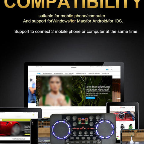 Sound Card Sound Effects Bluetooth-compatible  Audio Interface-CO00089-Veeddydropshipping