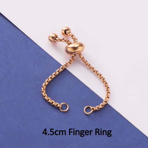 3pcs Stainless Steel Adjustable for Jewelry Making DIY Loops Connector-JW01592-Veeddydropshipping