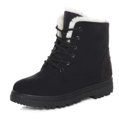 Cotton Shoes Short Tube Warm Ladies Ankle Boots Ankle-BS00919-Veeddydropshipping