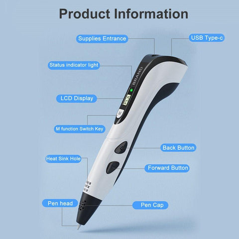 3D Printing Pen DIY Drawing Pen-CO01257-Veeddydropshipping