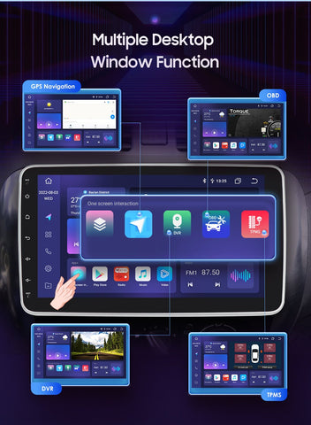 Hizpo Android 12 Car Stereo Video Multimidia Radio Player 10.1 Inch Universal-AM00528-Veeddydropshipping