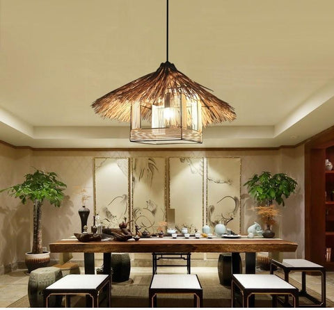 Chandelier Handmade Bamboo-TI00423-Veeddydropshipping