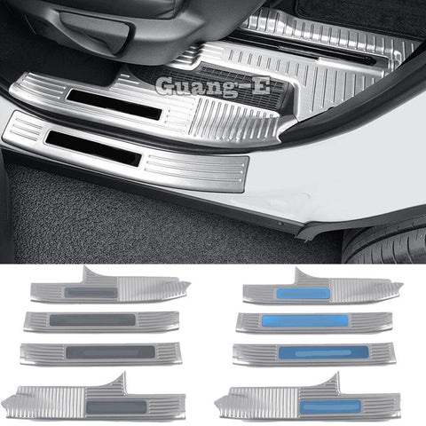 Stainless Steel Pedal Door Sill Scuff Plate Exterior Inner Threshold-AM00092-Veeddydropshipping