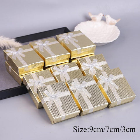 jewelry organizer shape Black box Earrings bow case Square-JW01706-Veeddydropshipping
