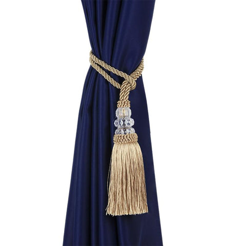 Hanging Ball Tassel Curtain Tieback Simple Big Tassels-HA00084-Veeddydropshipping