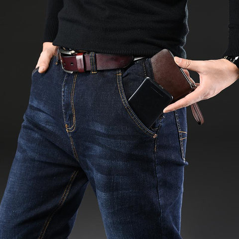 Multi-Pocket Black Male Jeans Men Men&#39;S Jean-MF00618-Veeddydropshipping