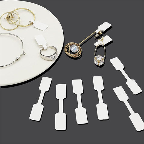 100pcs Blank Jewelry Price Tag Stickers Label For Necklace Ring -JW01662-Veeddydropshipping