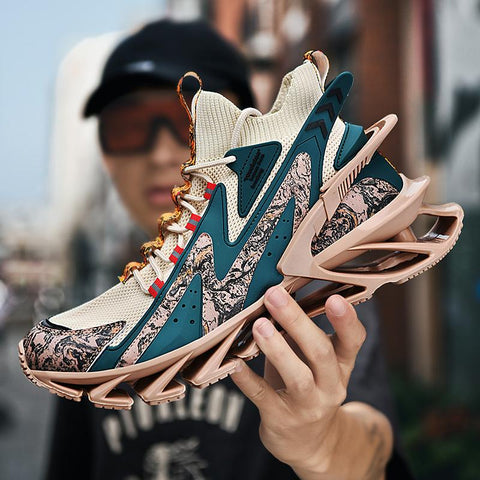 Mens Shoes Tenis Luxury Shoes Trainer Race Breathable Shoes-BS01404-Veeddydropshipping
