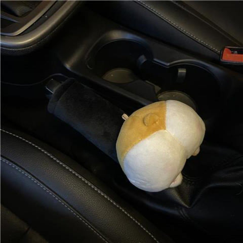 Covers Gear Shift Knob Cover Handle Plush Sleeve Winter-AM01396-Veeddydropshipping
