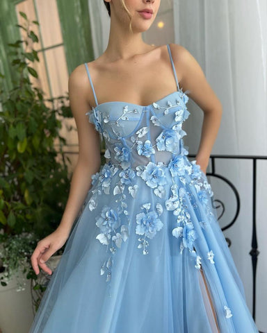 Prom Dresses Side Split Tulle-WF01639-Veeddydropshipping