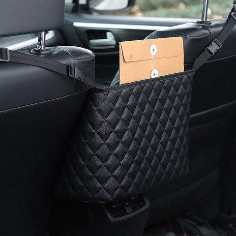 hanging bag blocking storage Seat compartment Car storage net-AM01316-Veeddydropshipping