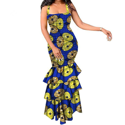 Plus Size Ladies Sleevess Evening Dresses-WF01515-Veeddydropshipping