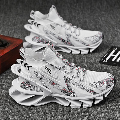 Mens Shoes Tenis Luxury Shoes Trainer Race Breathable Shoes-BS01404-Veeddydropshipping
