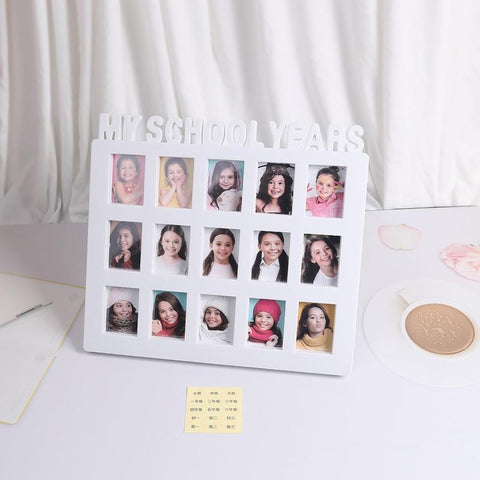 My First Year Baby Memorial Photo Frame School Years Kids Student Baby-TB00829-Veeddydropshipping