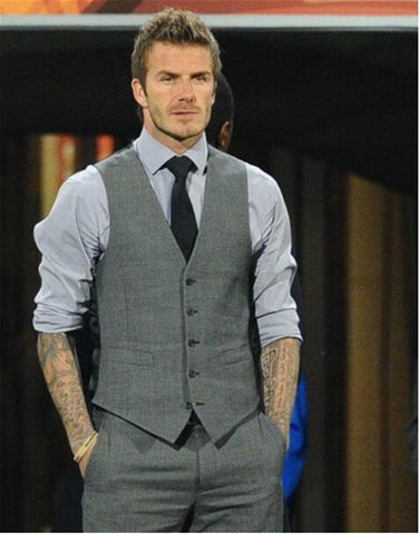 Vest Man Black Formal Businss Vest Arrival Vests-MF01260-Veeddydropshipping