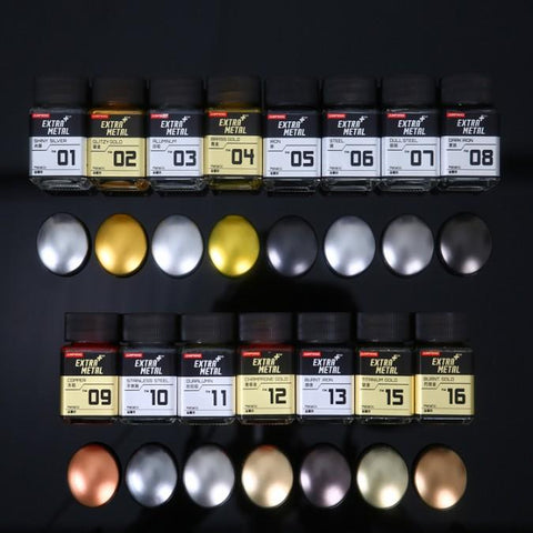 18ml EM01-EM16 Metallic Color Paint For DIY Military Tank Ship Plane Soldier-TB01470-Veeddydropshipping