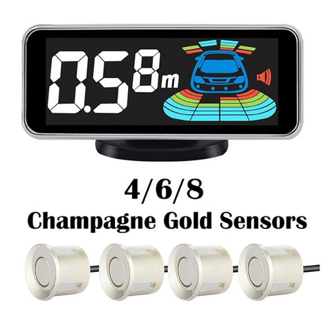 Multiple Radar Parking Sensor Kit Backlight Parktronic LED Display-AM00162-Veeddydropshipping