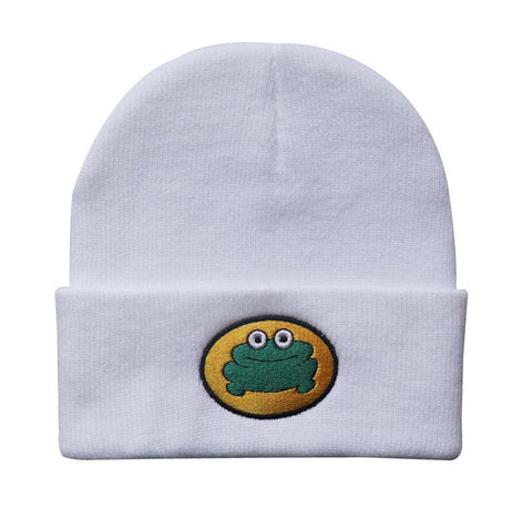 Girls Casual Froggie Embroidery Knit Soft-MF00984-Veeddydropshipping