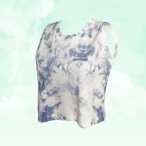 Printed Women Vest Fitness Sports Crop Top Style Fashion Yoga Blouse Bra -OS00814-Veeddydropshipping