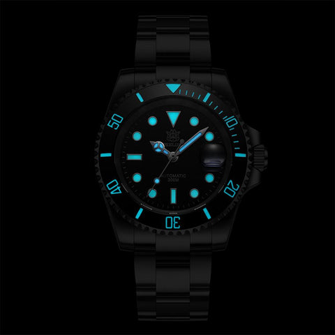 Ceramic Bezel dive Water Resistant Automatic Mans -JW00631-Veeddydropshipping