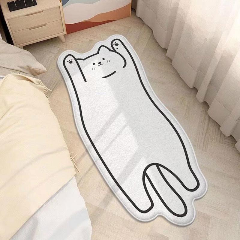 Cute Cat Rug Nordic Cartoon Carpet for Bedroom-HA00464-Veeddydropshipping