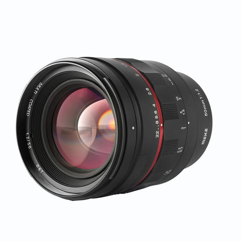 Meike 50mm F1.2 Large Aperture Full Frame Manual Focus Lens For Sony E Mount-CE00268-Veeddydropshipping