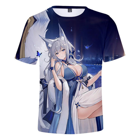 Lane 3D Printed T-shirt Men/women Summer Fashion-MF00246-Veeddydropshipping