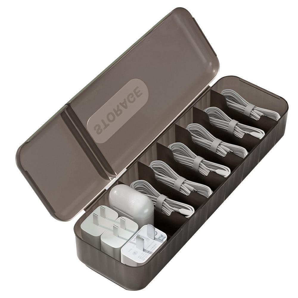 Cable Storage Charger Organizer Storage Box-HA00820-Veeddydropshipping