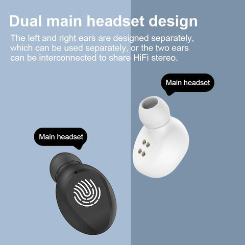 BL31 Bluetooth Headset TWS Wireless Headphones Smart Touch Control -CE01189-Veeddydropshipping