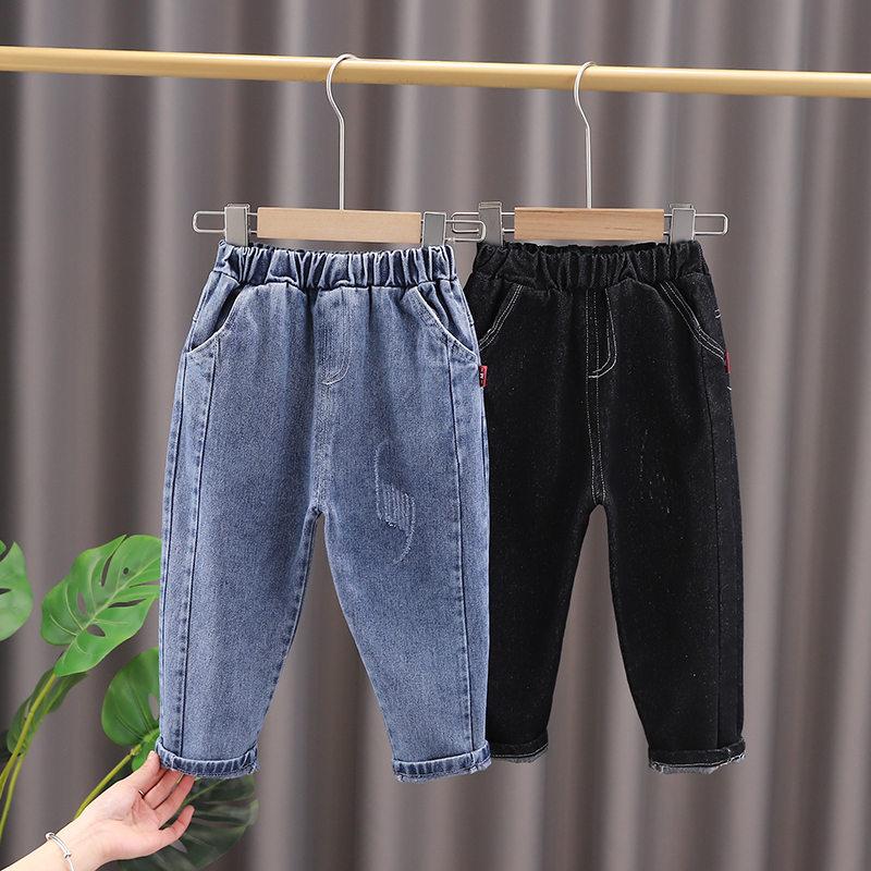 2022 Spring Kids High Quality Boys Girls Fashion Holes Children Jeans-TB01249-Veeddydropshipping