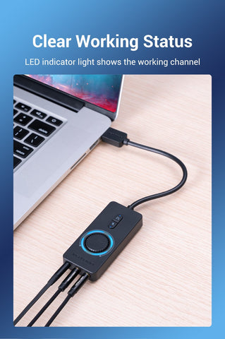USB Sound Card Audio Interface External Jack Mic Speaker-CO00101-Veeddydropshipping