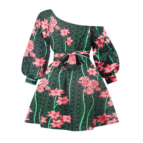 Robe Wax African Dresses For Women-WF01673-Veeddydropshipping