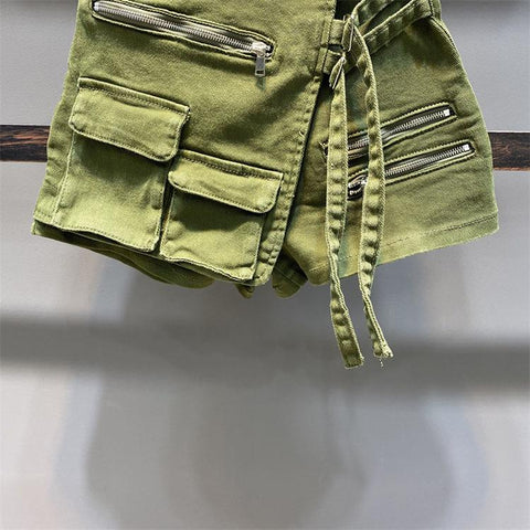 Sexy Denim Shorts High Waist Jean Pants-WF00629-Veeddydropshipping