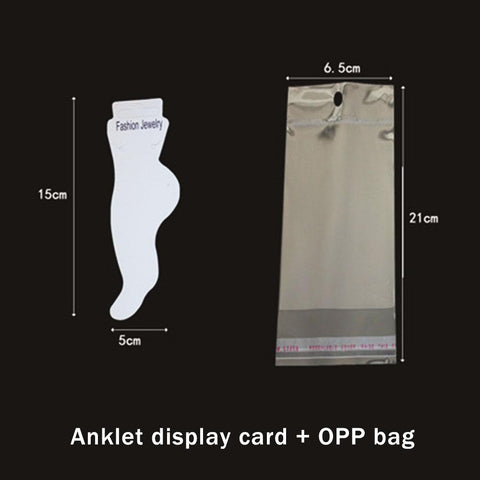 Jewelry Display Card with Transparent Opp Bags for Bags DIY Findings-JW01682-Veeddydropshipping