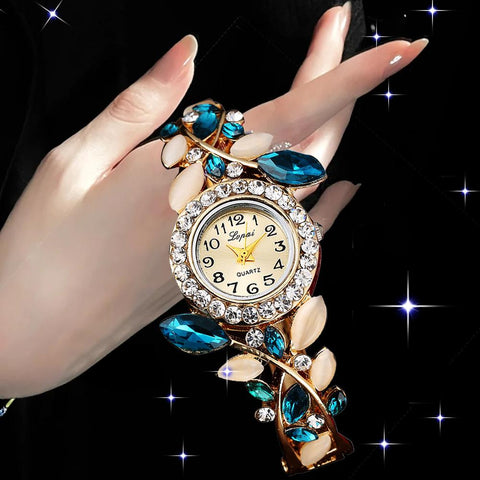 Luxury Diamonds Wrist Watch Steel Bracelet  Clock Gifts -JW01009-Veeddydropshipping