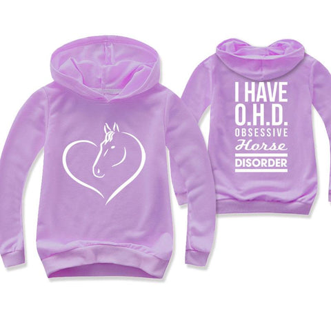 Fashion Horse Printed Hoodie Kids Casual Sweater Boys Long Sleeve TShirt-TB00999-Veeddydropshipping