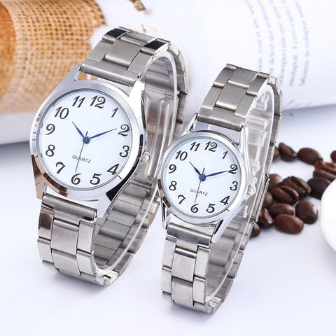 Stainless Steel Business Quartz Movement Wristwatch -JW00980-Veeddydropshipping