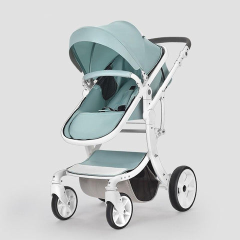 New Baby stroller 2 in 1,Green baby carriage folded stroller high lands-TB00377-Veeddydropshipping