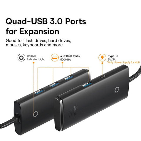 Type C to Multi USB  Adapter  Splitter-CO00144-Veeddydropshipping