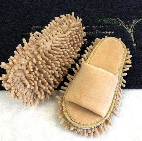 Washable Microfiber Dust Mop Slippers-HA01100-Veeddydropshipping