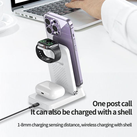 20W Wireless Charger Stand Clock 4 3 In 1 Fast-PA01080-Veeddydropshipping