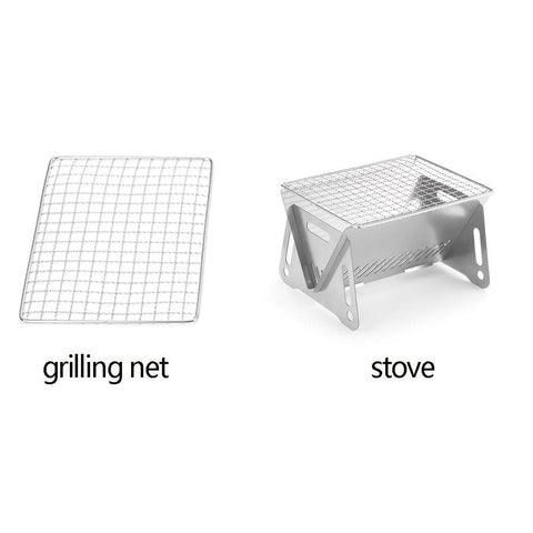 Camping Mini BBQ Grill Portable Folding Card Type Stove-OS01337-Veeddydropshipping