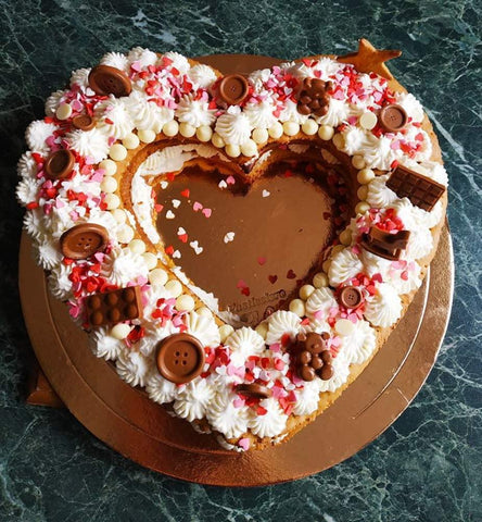 Heart-shaped Cake Stencils Baking Templates-HA01209-Veeddydropshipping