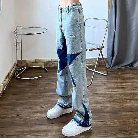 Jeans Men American Fashion Brand Five Points Star-MF00629-Veeddydropshipping