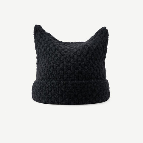 Devil Striped Knitted Wool Cap Autumn and Winter-Veeddydropshipping