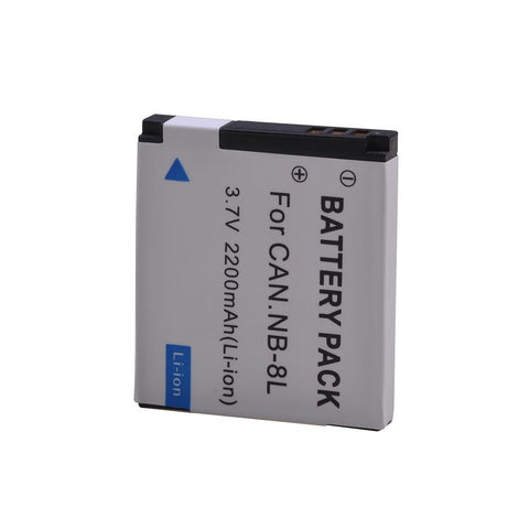 2200mAh NB-8L NB8L 8L Li-ion Battery For Canon PowerShot A3300 A3200 A3100 A3000 -CE00276-Veeddydropshipping