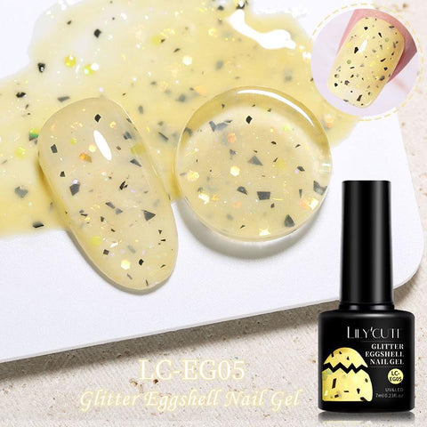 7ml Gel Nail Polish Semi Permanent Solid Eggshell Gel -BH01014-Veeddydropshipping