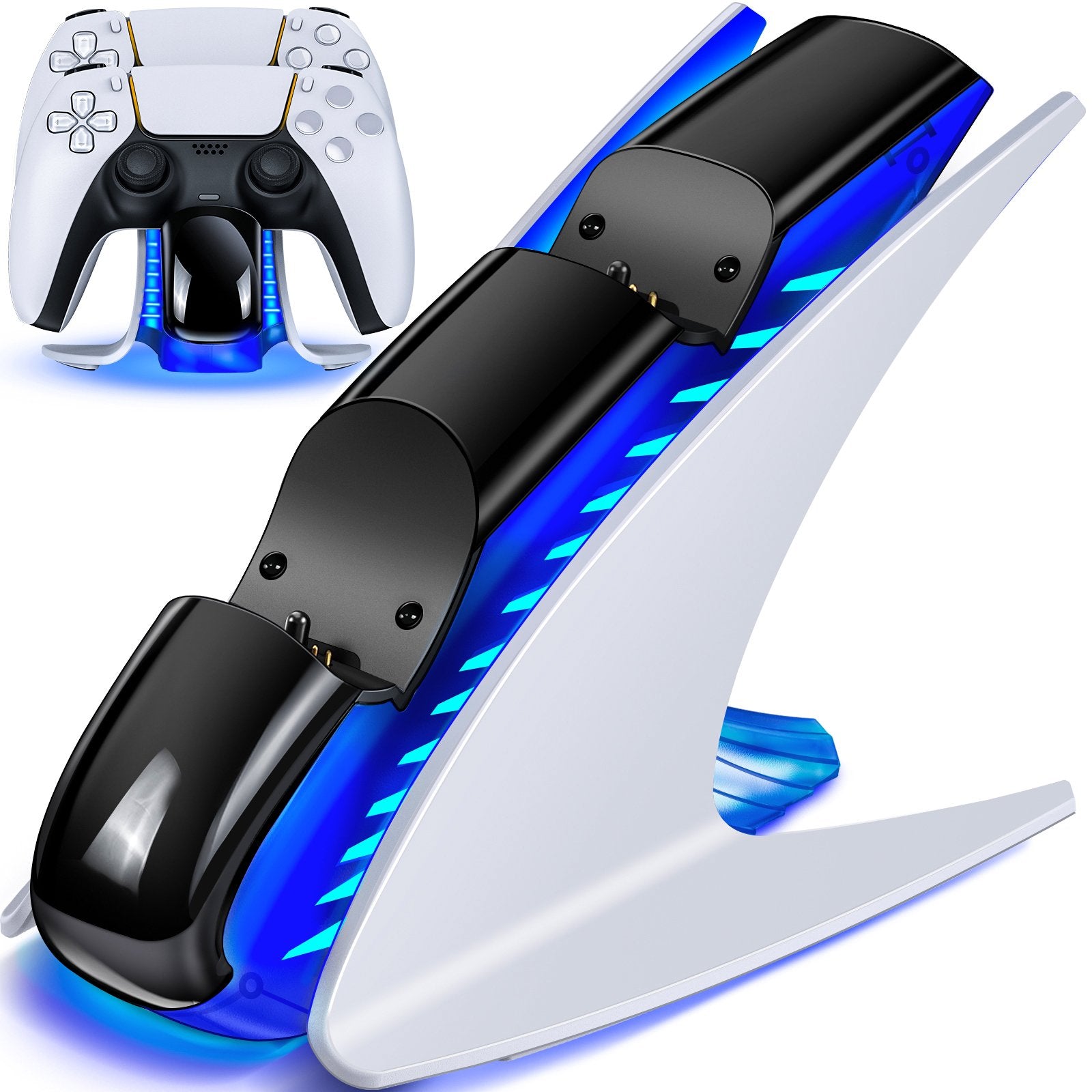 Dual Fast Charger Controller Cradle Dock Station-Veeddydropshipping