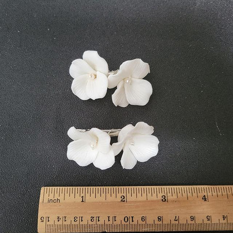 Freshwater Pearls  Flower Wedding Women Hair Jewelry -JW00517-Veeddydropshipping